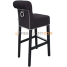 Bar stool SIMPLE PIK with roller, thumbtacks and knocker 106 cm