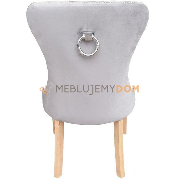 Chair MARGARET with thumbtacks and knocker 96 cm