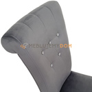 Chair TIZIANO with crystals and knocker 100 cm