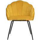 SHELLY BLACK armchair 83 cm