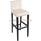 Bar stool NARROW PIK with buttons, thumbtacks and knocker 108 cm