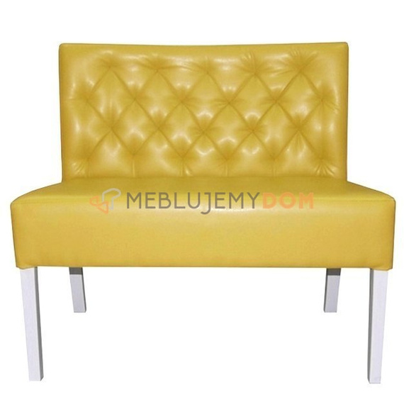 Upholstered bench CINDY PIK 84 cm