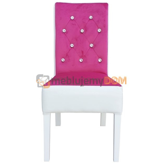 OBLIQUE PIK chair Multicolour with crystals 98 cm