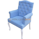 LANCASTER armchair with crystals 101 cm