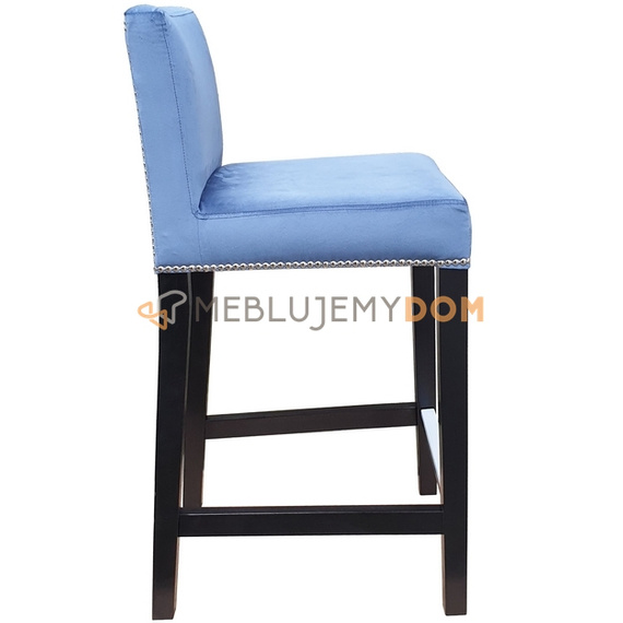 Bar stool NARROW with thumbtacks and knocker 91 cm