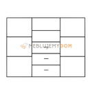 2-door chest of drawers LARGO 105 cm