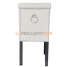 SELENA chair with buttons, thumbtacks and knocker 87 cm