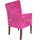 SIMPLE PIK armchair with crystals 98 cm