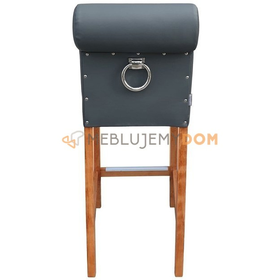 Bar stool NARROW PIK with buttons, roller and knocker 96 cm