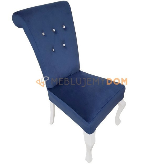 Chair TIZIANO with crystals and knocker 100 cm