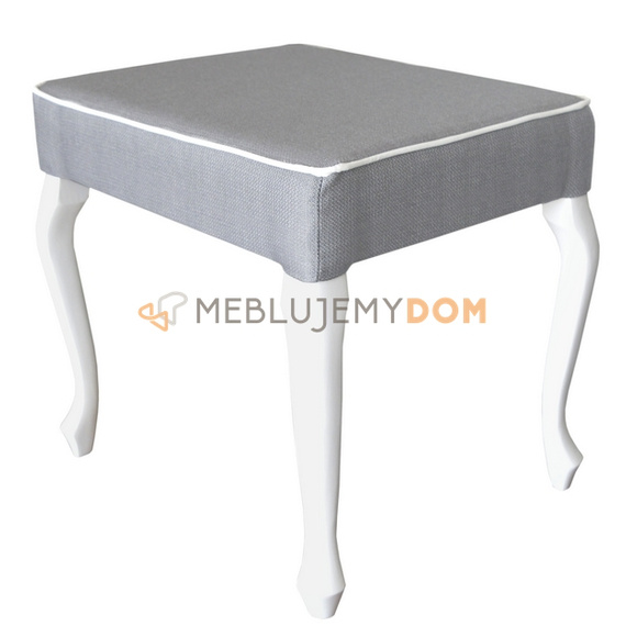 Pouf LUDWIK with piping 50 x 40 cm