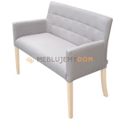 Upholstered bench VICKY PIK Square 84 cm