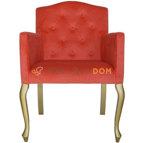 LUDWIK PIK armchair with buttons 87 cm