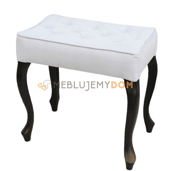 Pouf LUDWIK PIK with piping 50 x 30 cm