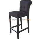 Bar stool NARROW PIK with roller, thumbtacks and knocker 96 cm