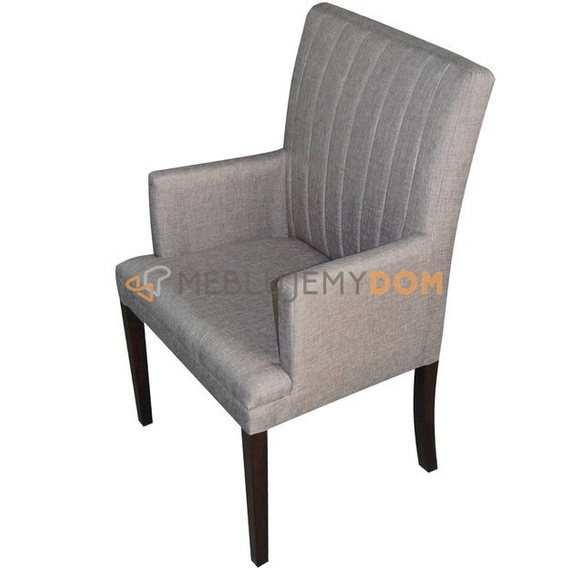 EDGAR NARROW PIK armchair with vertical stitching 98 cm