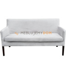 Upholstered bench MARIE with armrests 88 cm