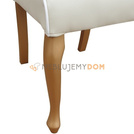 LUDWIK PIK chair with buttons and piping 110 cm