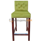 Bar stool NARROW with thumbtacks and knocker 91 cm
