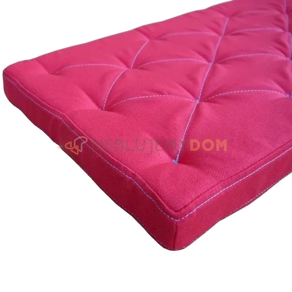 Cushion for seat SOFT PIK with contrasting thread 125 x 42 cm