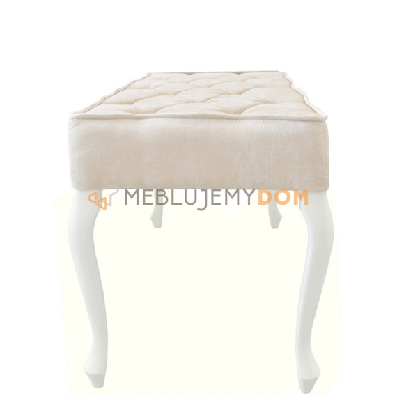 Pouf LUDWIK PIK with piping 90 x 40 cm