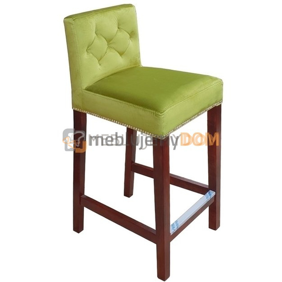 Bar stool NARROW with thumbtacks and knocker 91 cm