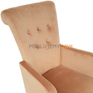 Chair TIZIANO with thumbtacks, knocker and armrests 100 cm