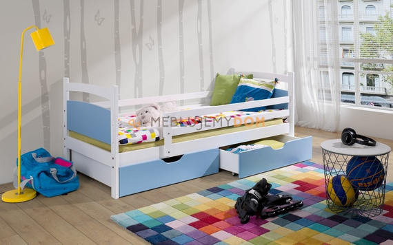 Bed KAREN with drawers and mattress