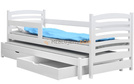 Bed 2-person GILBERT COLOR with a railing