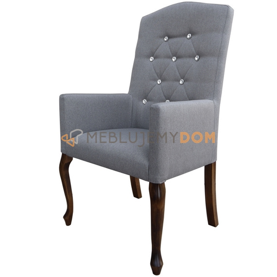 LUDWIK PIK armchair with crystals 110 cm