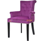 MICHELLE armchair with thumbtacks and knocker 87 cm