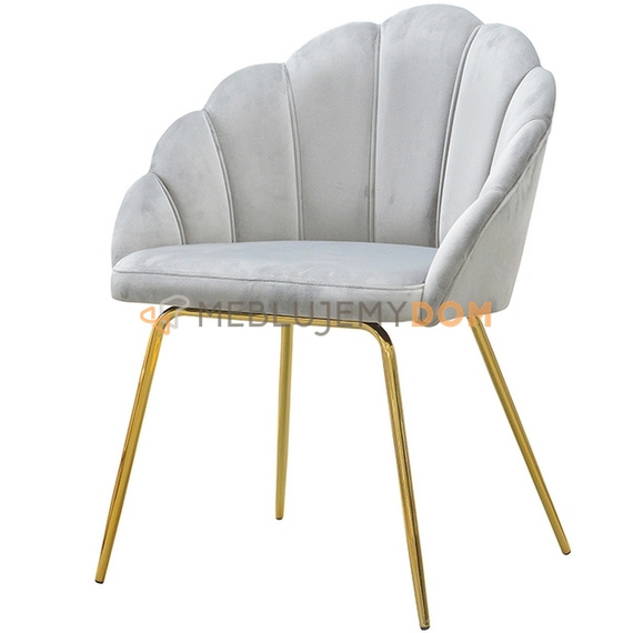 SHELLY GOLD armchair 83 cm