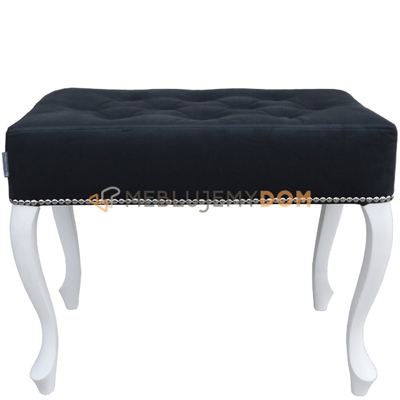 Pouf LUDWIK PIK with buttons and thumbtacks 60 x 35 cm