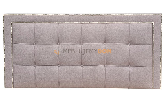 Upholstered headboard CLASSIC PIK with buttons and thumbtacks