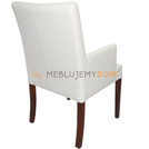 EDGAR NARROW PIK armchair with vertical stitching 98 cm