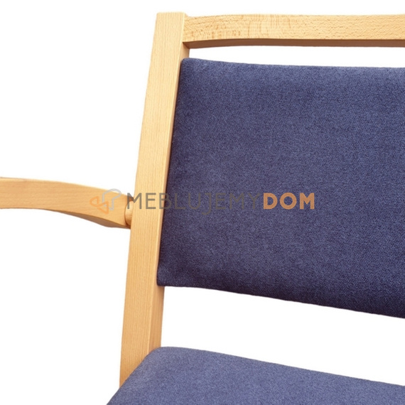 Stacking chair DANILO with armrests 82 cm