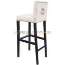 Bar stool NARROW PIK with buttons, thumbtacks and knocker 108 cm