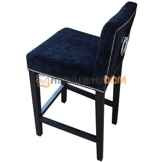 Bar stool NARROW PIK with thumbtacks and knocker 93 cm