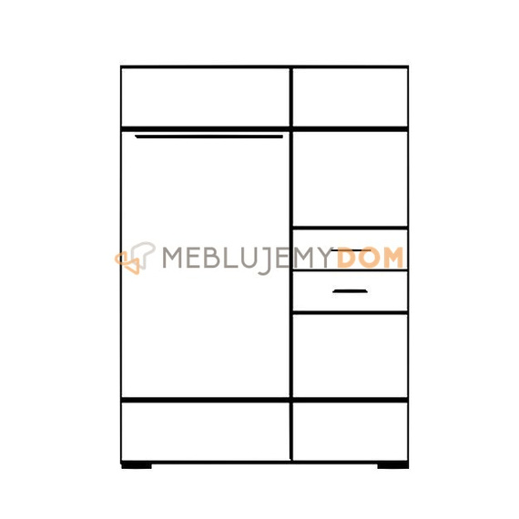 Wardrobe with drawers MAYA