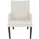 EDGAR NARROW PIK armchair with vertical stitching 98 cm