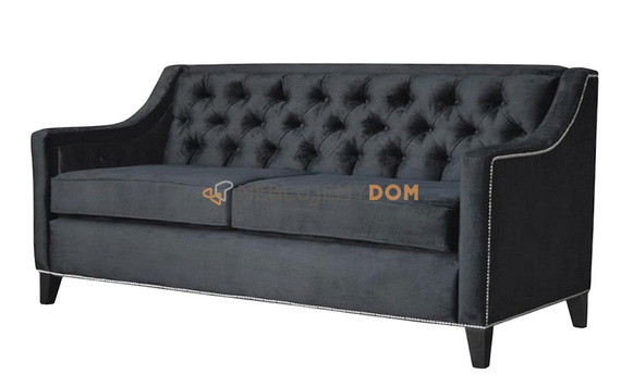 2-seater sofa PELLINI with thumbtacks
