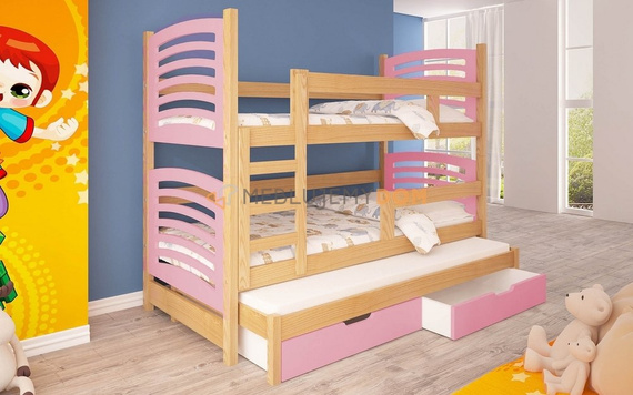 Bunk bed 3-person OLIVER