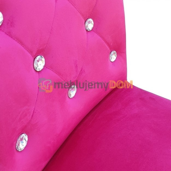 OBLIQUE PIK chair Multicolour with crystals 98 cm