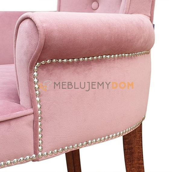 MICHELLE armchair with thumbtacks 87 cm