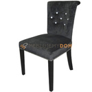 MICHELLE chair with crystals, thumbtacks and knocker 87 cm