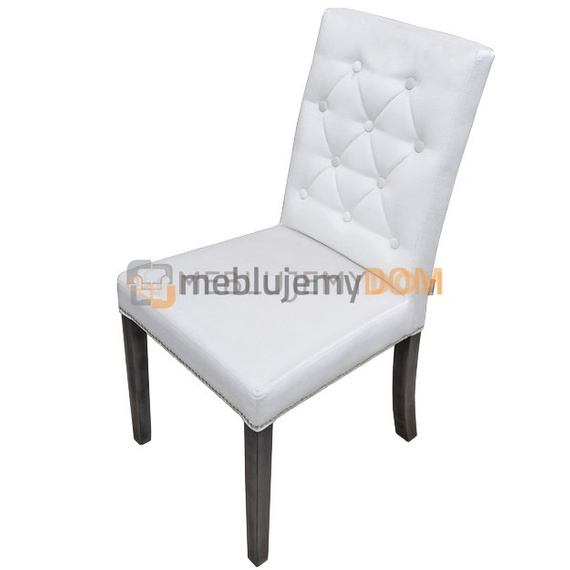 NARROW PIK chair with buttons, thumbtacks and knocker 98 cm