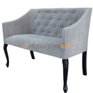 Upholstered bench JUMPY LUDWIK PIK with buttons 84 cm