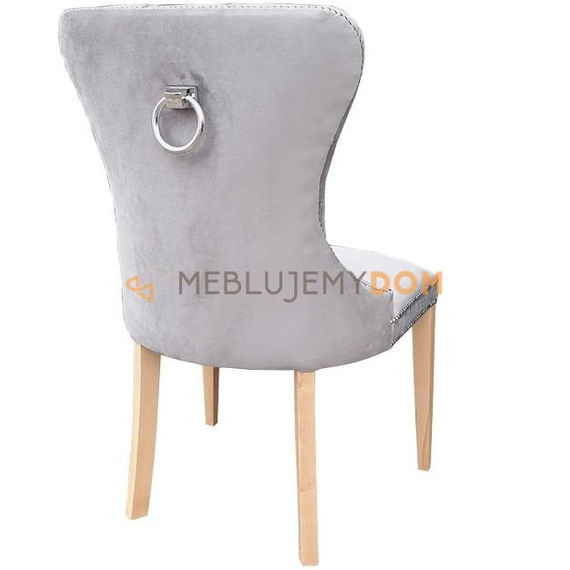 Chair MARGARET with thumbtacks and knocker 96 cm