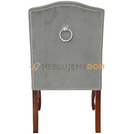LUDWIK armchair with thumbtacks and knocker 101 cm