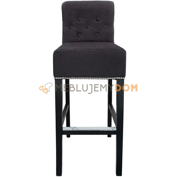 Bar stool SIMPLE PIK with roller, thumbtacks and knocker 106 cm